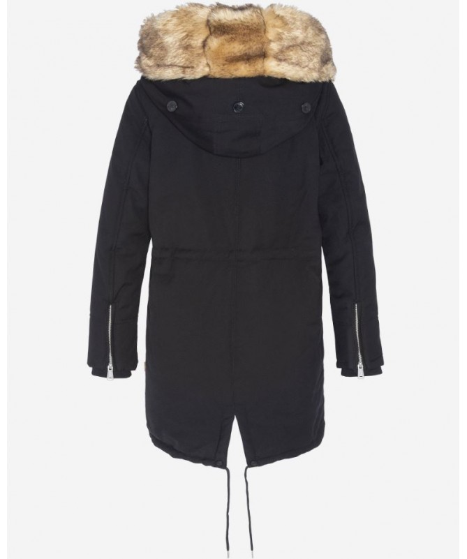 PARKA SCHOTT A CAPUCHE A FOURRURE AMOVIBLE JKTHEAT2W FIESTA