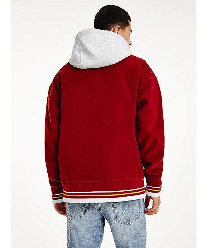SWEAT EN POLAIRE À CAPUCHE ET COL EN V DM0DM12352 fiesta