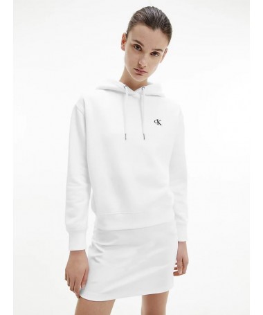 SWEAT À CAPUCHE EN POLAIRE DE MÉLANGE DE COTON Ck J20J213178 FIESTA