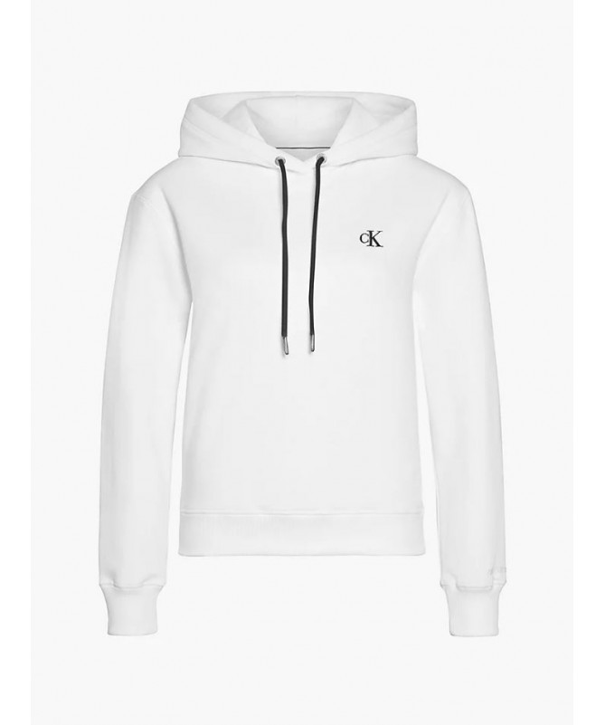 SWEAT À CAPUCHE EN POLAIRE DE MÉLANGE DE COTON Ck J20J213178 FIESTA