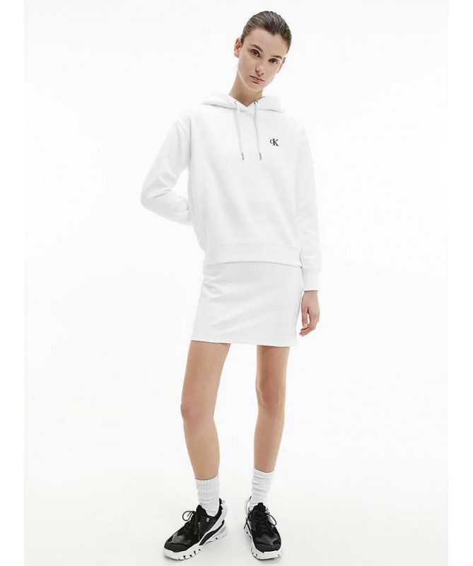 SWEAT À CAPUCHE EN POLAIRE DE MÉLANGE DE COTON Ck J20J213178 FIESTA