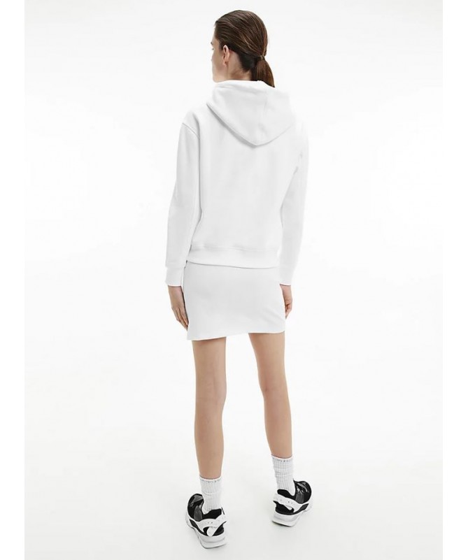 SWEAT À CAPUCHE EN POLAIRE DE MÉLANGE DE COTON Ck J20J213178 FIESTA