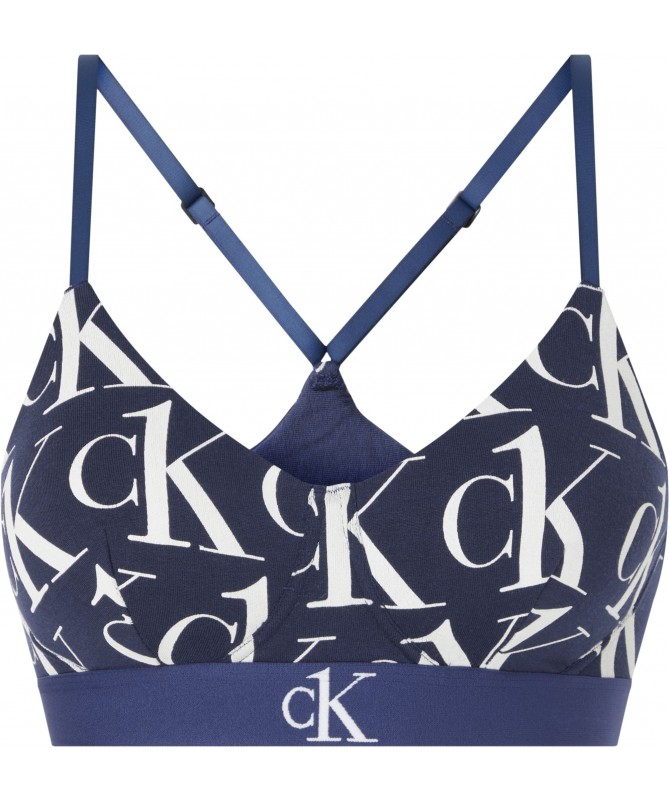 Brassière avec bretelles croisées Calvin Klein femme en coton.  000QF6670E fiesta