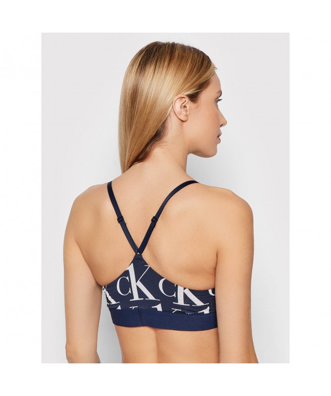 Brassière avec bretelles croisées Calvin Klein femme en coton.  000QF6670E fiesta