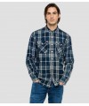 CHEMISE À CARREAUX À POCHES REPLAY M4067 .000.52486 FIESTA