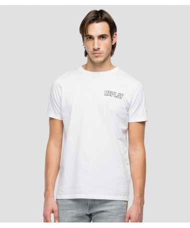 T-SHIRT EN COTON IMPRIMÉ REPLAY M6008 .000.2660 FIESTA