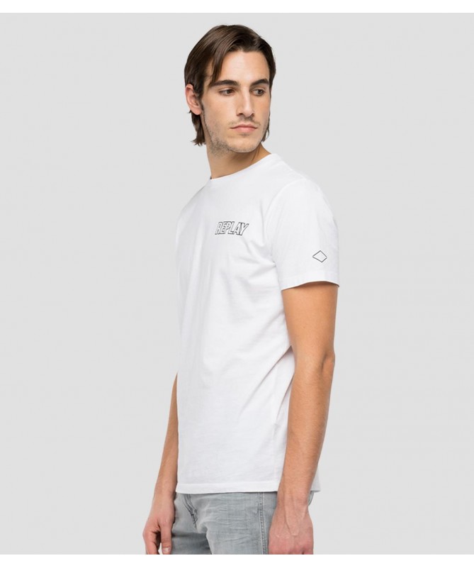 T-SHIRT EN COTON IMPRIMÉ REPLAY M6008 .000.2660 FIESTA