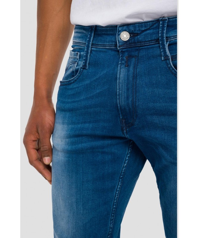 JEAN COUPE SLIM DENIM INDIGO ANBASS REPLAY  M914Y .000.41A 861 FIESTA