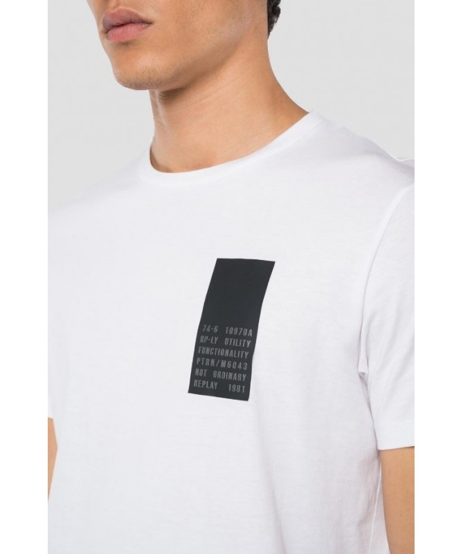 T-shirt Replay ras-du-cou homme en jersey de pur coton uni
M6043 .000.22980P Fiesta