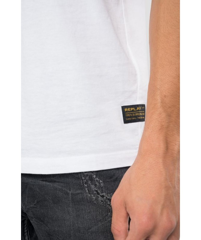 T-shirt Replay ras-du-cou homme en jersey de pur coton uni
M6043 .000.22980P Fiesta