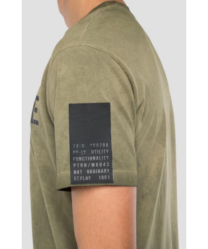 T-shirt Replay ras-du-cou homme en jersey de pur coton effet déteint
M6017 .000.22658F

FIESTA