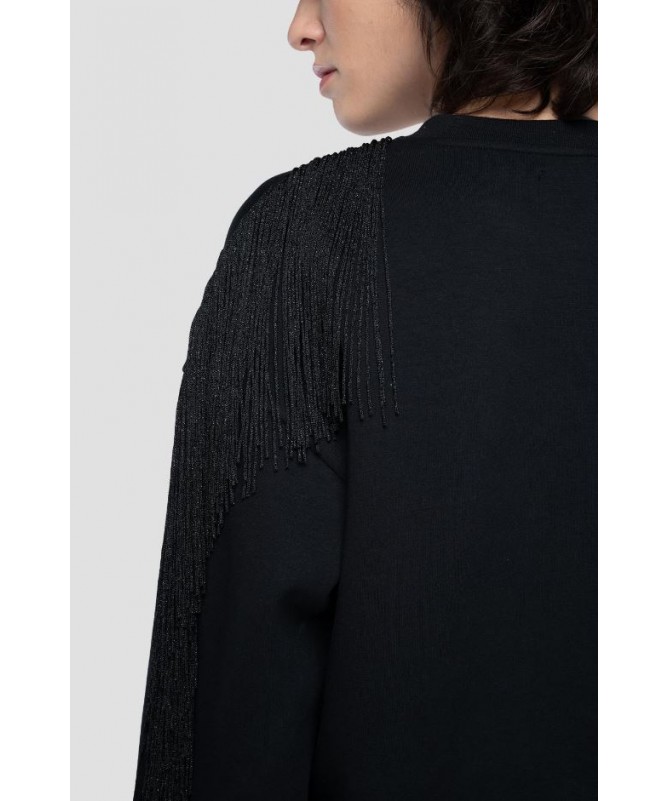 Sweat-shirt Replay ras-du-cou femme en tissu technique de coton mélangé stretch uni
W3641 .000.23183 fiesta