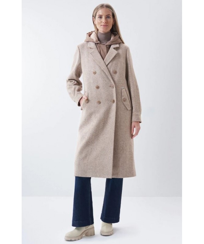 Manteau long en tissu coupe regular pour femme de la marque Salsa.
125805 fiesta