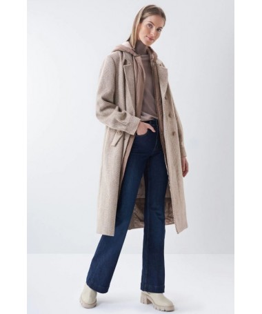 Manteau long en tissu coupe regular pour femme de la marque Salsa.
125805 fiesta