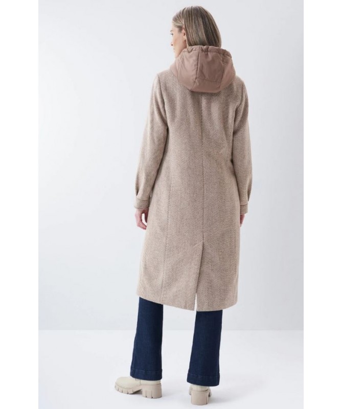 Manteau long en tissu coupe regular pour femme de la marque Salsa.
125805 fiesta