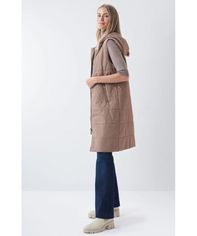 Manteau long en tissu coupe regular pour femme de la marque Salsa.
125805 fiesta