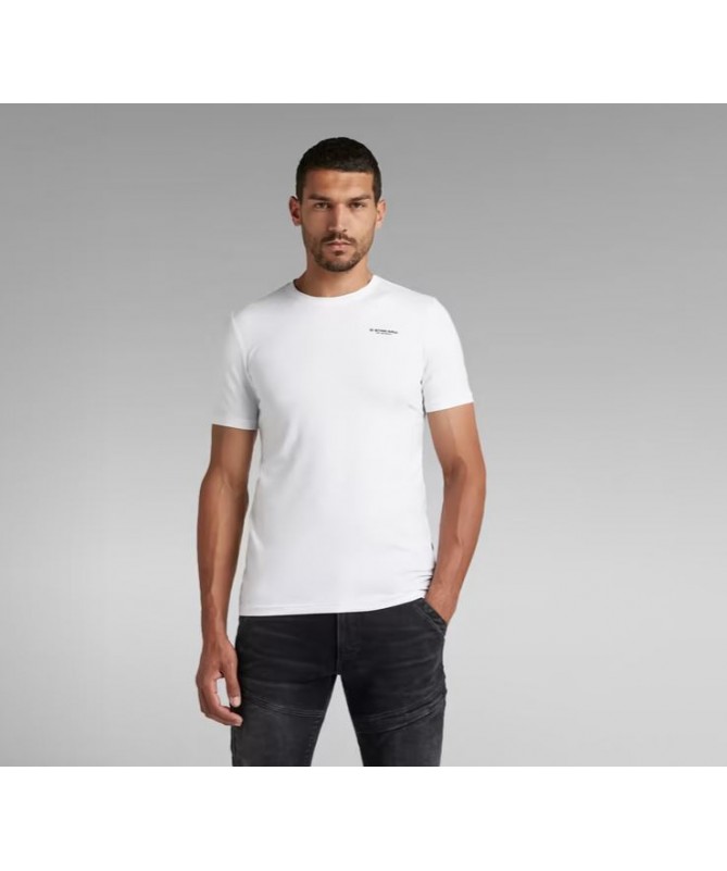 T-shirt G STAR pour homme en coton bio à manches courtes. 
D19070C723 FIESTA