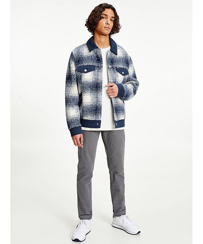 SURCHEMISE TRUCKER À CARREAUX EN SHERPA DM0DM12302 fiesta