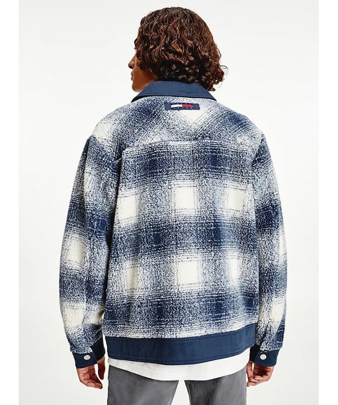SURCHEMISE TRUCKER À CARREAUX EN SHERPA DM0DM12302 fiesta
