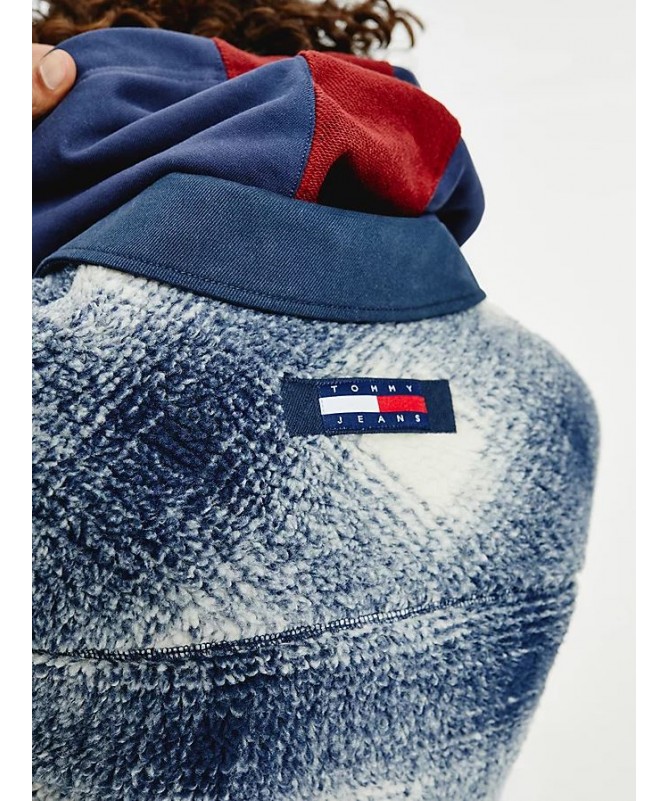 SURCHEMISE TRUCKER À CARREAUX EN SHERPA DM0DM12302 fiesta