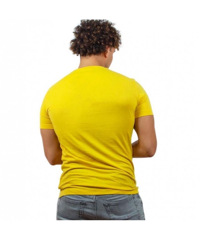 Calvin Klein T-shirt à logo monogramme couleur jaune citron pour homme.  J30J319877
fiesta