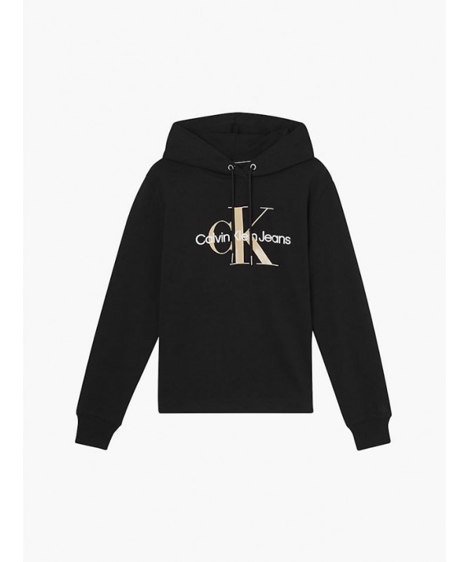 Pull à capuche Calvin Klein pour femme avec logo sur la poitrine J20J218103 FIESTA