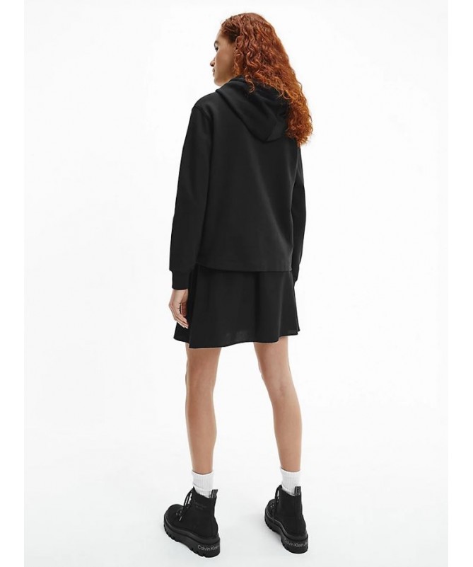 Pull à capuche Calvin Klein pour femme avec logo sur la poitrine J20J218103 FIESTA