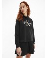 Pull à capuche Calvin Klein pour femme avec logo sur la poitrine J20J218103 FIESTA