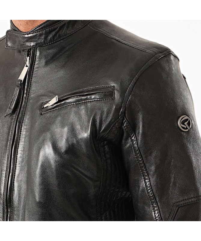 Blouson en cuir véritable TRUST VICTORY de REDSKINS pour homme. FIESTA