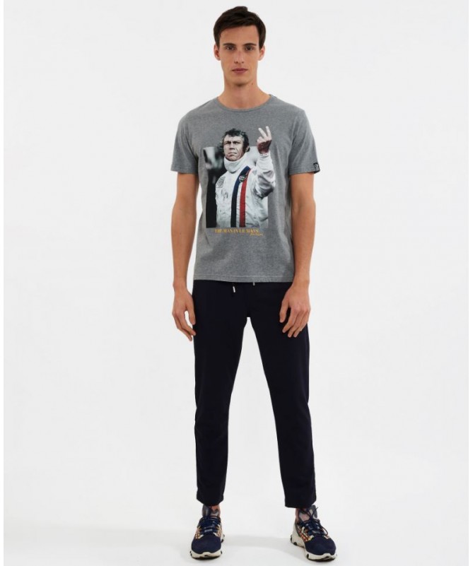 T SHIRT POUR HOMME DE LA MARQUE HERO SEVEN. PHOTO DE STEVE MCQUEEN. VICTORY FIESTA