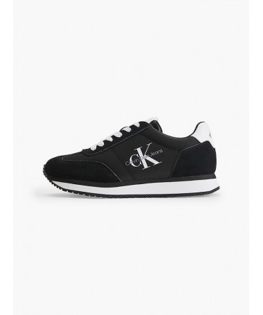 CHAUSSURE EN DAIM VÉRITABLE ET SIMILI CUIR POUR FEMME CALVIN KLEIN. YW0YW00516 FIESTA