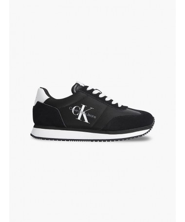 CHAUSSURE EN DAIM VÉRITABLE ET SIMILI CUIR POUR FEMME CALVIN KLEIN. YW0YW00516 FIESTA