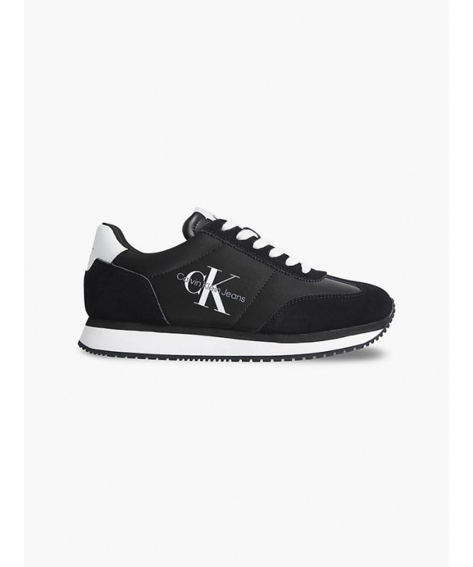 CHAUSSURE EN DAIM VÉRITABLE ET SIMILI CUIR POUR FEMME CALVIN KLEIN. YW0YW00516 FIESTA