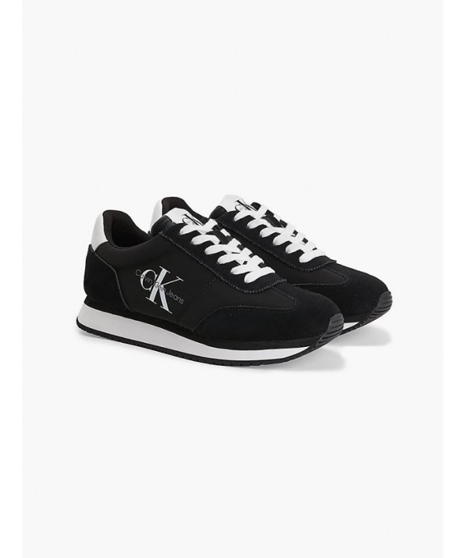 CHAUSSURE EN DAIM VÉRITABLE ET SIMILI CUIR POUR FEMME CALVIN KLEIN. YW0YW00516 FIESTA