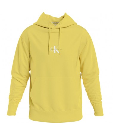 SWEAT À CAPUCHE CALVIN KLEIN AVEC LOGO EN RELIEF SUR LE DEVANT. J30J319698 FIESTA