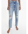 JEAN TAILLE HAUTE VINTAGE CALVIN KLEIN POUR FEMME EST INSPIRÉ DES ANNÉES 90. J20J218512 FIESTA