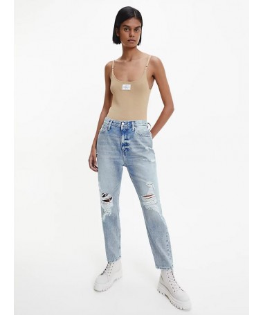 JEAN TAILLE HAUTE VINTAGE CALVIN KLEIN POUR FEMME EST INSPIRÉ DES ANNÉES 90. J20J218512 FIESTA