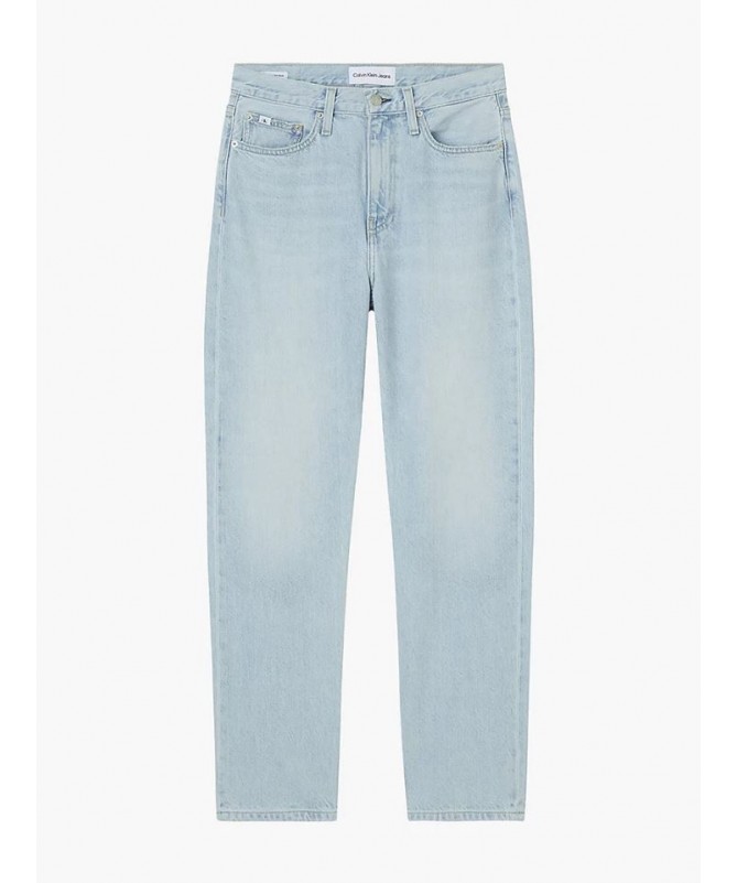 JEAN TAILLE HAUTE EN COTON CALVIN KLEIN POUR FEMME. J20J218634 FIESTA