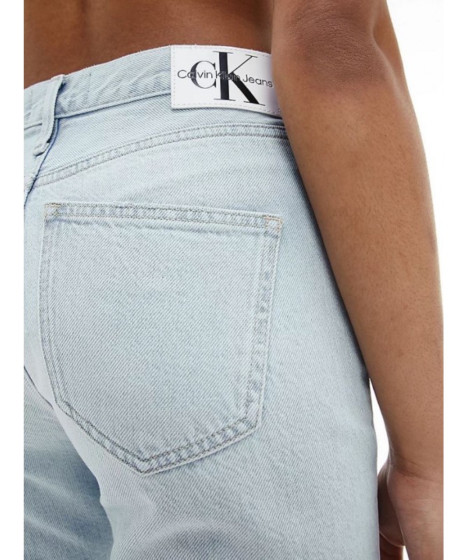 JEAN TAILLE HAUTE EN COTON CALVIN KLEIN POUR FEMME. J20J218634 FIESTA