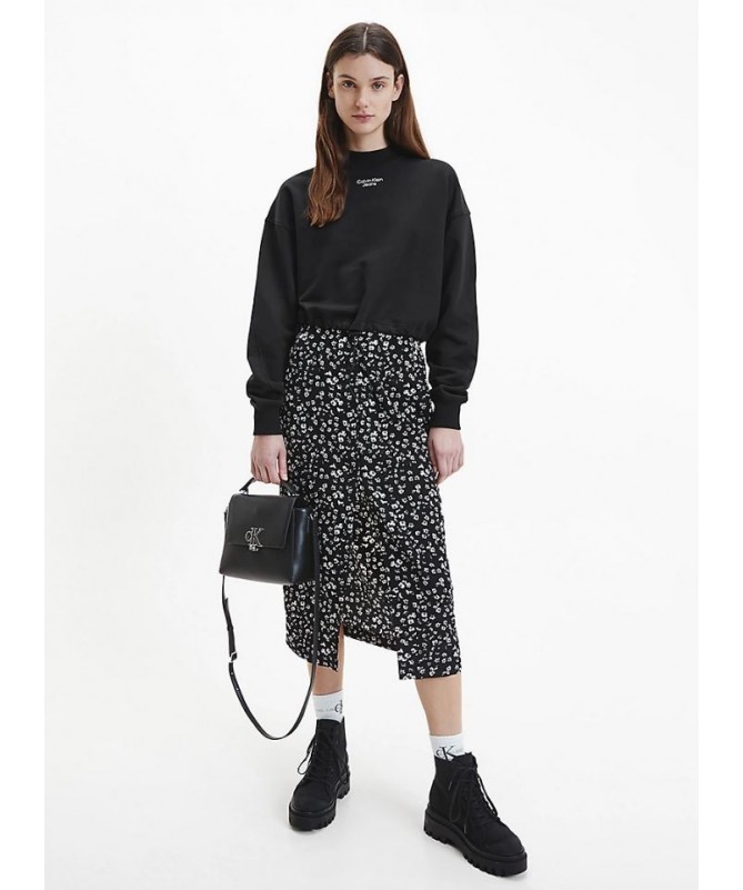 SAC À MAIN BANDOULIÈRE CALVIN KLEIN POUR FEMME EN SIMILI CUIR GRAINÉ FIN. K60K609289 FIESTA