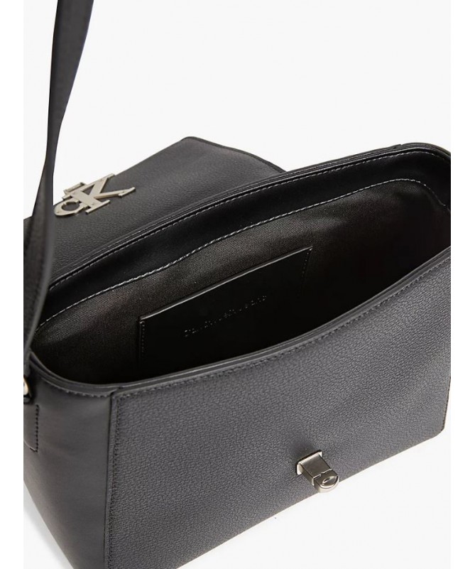 SAC À MAIN BANDOULIÈRE CALVIN KLEIN POUR FEMME EN SIMILI CUIR GRAINÉ FIN. K60K609289 FIESTA
