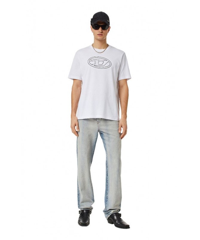 T-shirt en jersey de coton vintage T-JUST-BIGOVAL FIESTA