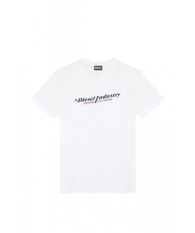T-shirt à la coupe slim en jersey de coton. T-DIEGOR-IND FIESTA