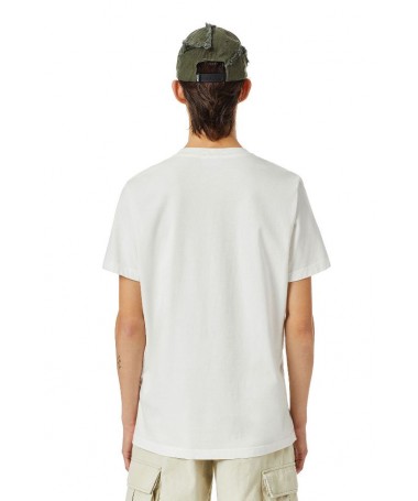 T-shirt à la coupe slim en jersey de coton. T-DIEGOR-IND FIESTA