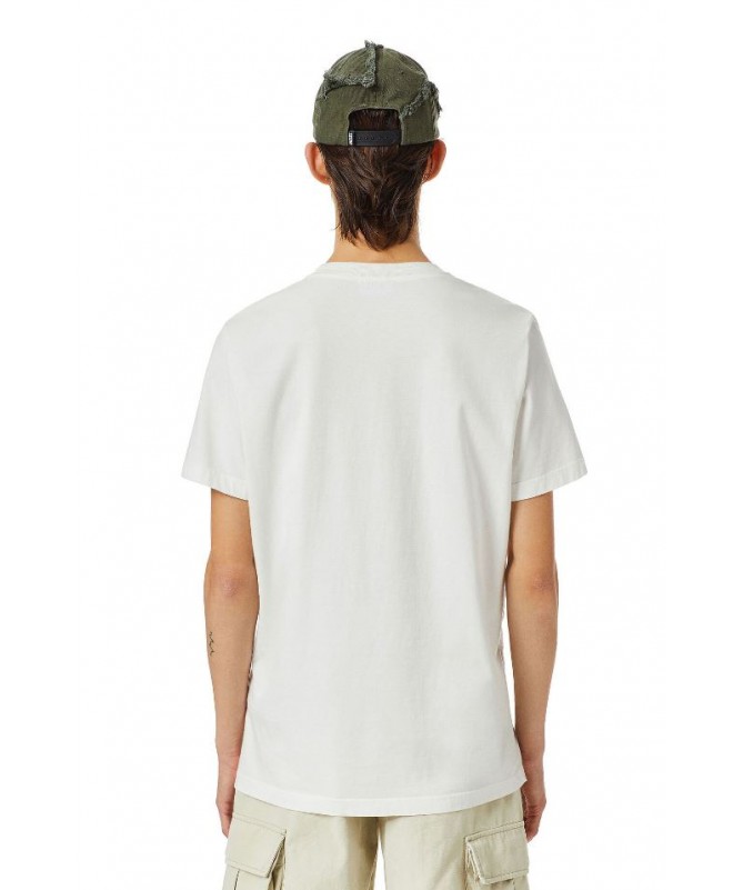 T-shirt à la coupe slim en jersey de coton. T-DIEGOR-IND FIESTA