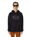 Sweat-shirt Diesel à capuche unisexe en jersey de coton loopback. S-UMMER-BIGOVAL FIESTA