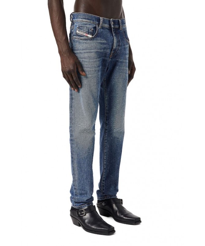 JEAN HOMME DIESEL SLIM BLEU DÉLAVÉ 2019 D-STRUKT 09C61 FIESTA CONCEPT STORE