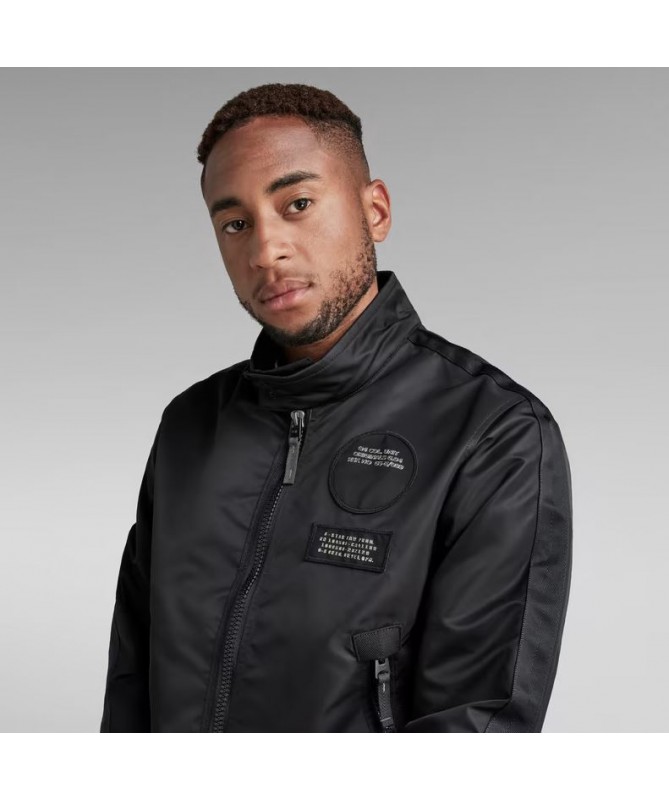 blouson veste Harrington Ga star pour homme coupe droite en sergé tissé. D21369-C143 FIESTA CONCEPT STORE