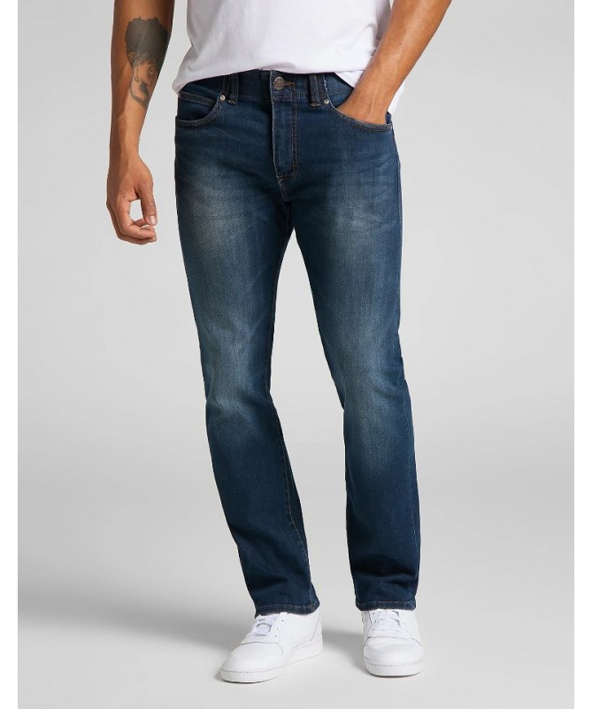 Jean slim coupe ajustée Fit MVP Lee pour homme denim bleu foncé. L72ASOPC FIESTA CONCEPT STORE