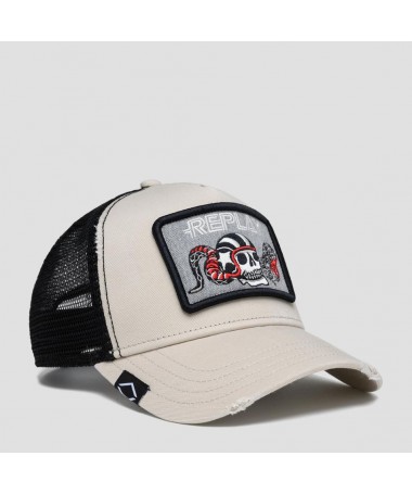 Casquette Replay pour homme avec visière en twill de pur coton. AM4309.000.A0406A FIESTA CONCEPT STORE